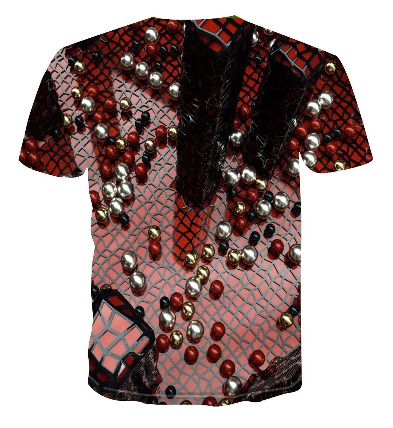 

2020 Hot Fashion T -Shirt Geometric Round T -Shirt Men 'S Simple Color Top 3d Cool Unique Print Handsome S -6xl