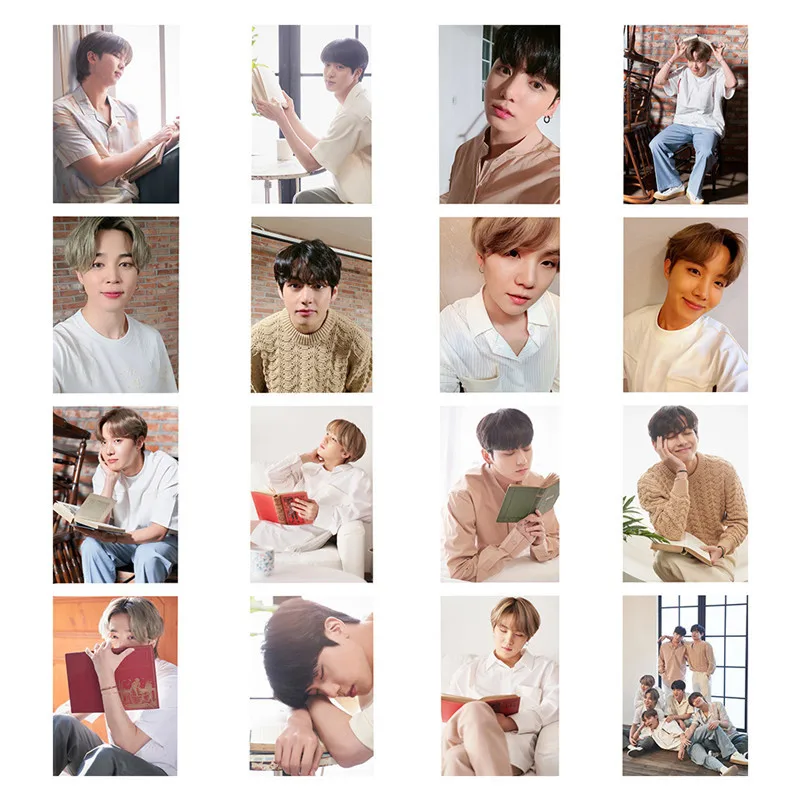

KPOP Bangtan Boys фотография карточка наш сказочный коллекционный альбом самодельные бумажные карточки автограф Фотокарточка для коллекции фанат...
