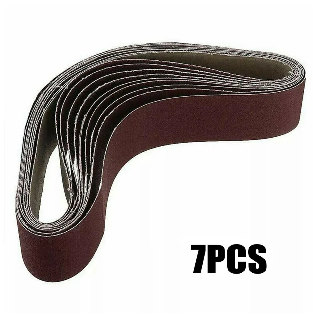 

7pcs Sanding Belt 50x686mm Sanding Belt For Wood Metal Grinding Brand new
