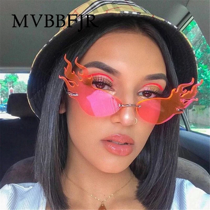Мужские и женские солнцезащитные очки MVBBFJR зеркальные в металлической оправе