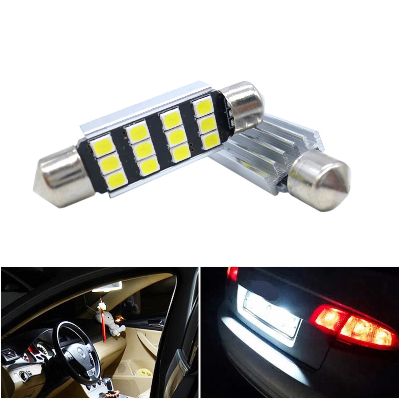 2x Canbus C5W светодиодный светильник Festoon Dome для чтения номерных знаков VW Polo 6r GTI Golf 4 5 6