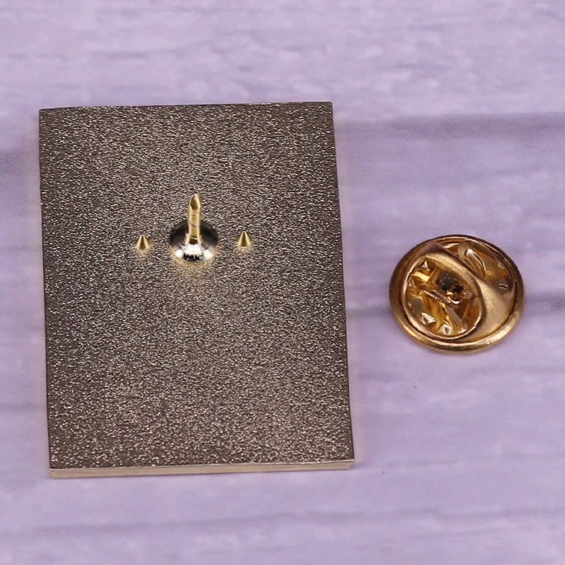 Брошь с изображением Моны Лизы эмалированная булавка большим рисунком