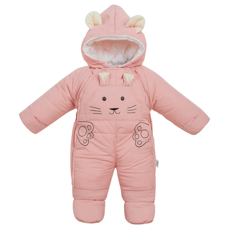 Комбинезон детский унисекс зимний с капюшоном героями мультфильмов | Детская