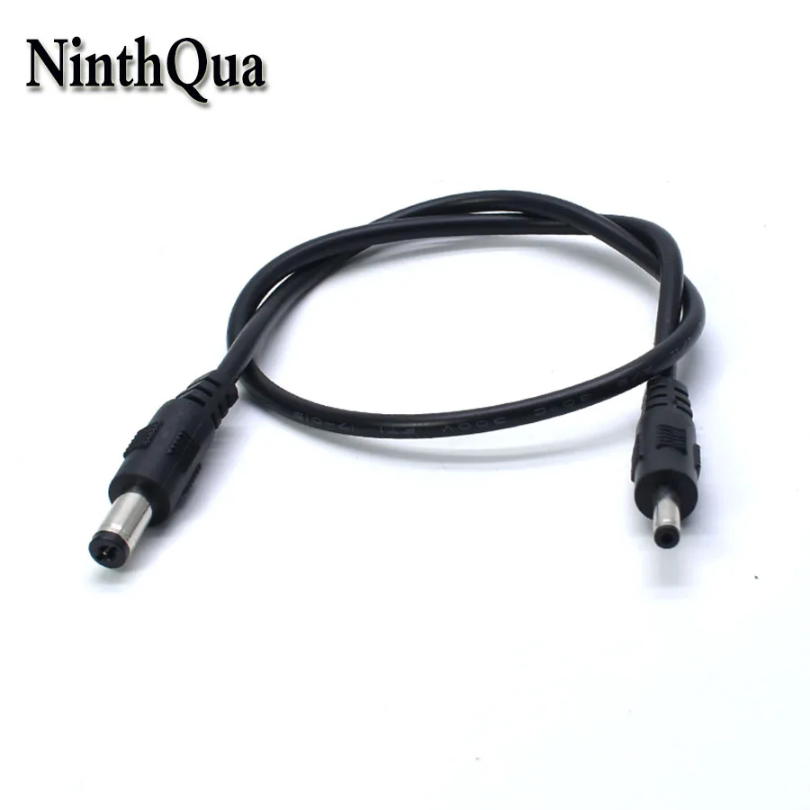 

1pcs 3.5*1.35mm to 5.5*2.5mm Male to Male DC Power Plug with 40cm Cable