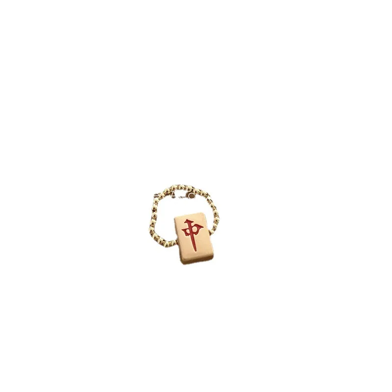

KACOSHOW Korean Retro Geometric Beaded Ring Female Creative Color Fortune Ring For Women Fashion Accessories Jewelry Gifts