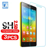 3pcs 2 5d screen protector tempered glass for lenovo k5 k4 k3 note a880 a850 a7010 a7000 a2010 p780 s650 screen protective film