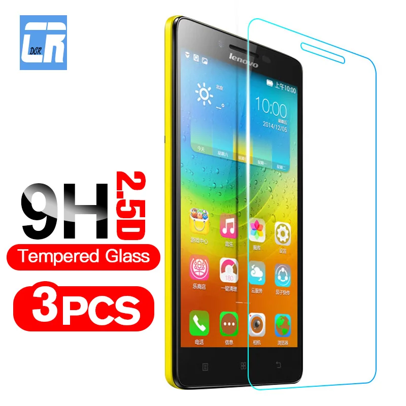 Закаленное стекло 2.5D для Lenovo K5 K4 K3 Note A880 A850 A7010 A7000 A2010 P780 3 шт. защитная пленка без