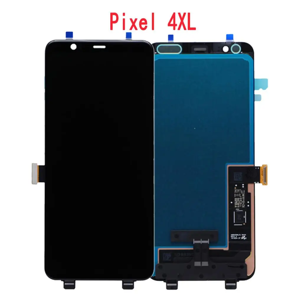 6 23 &quotAMOLED для Google Pixel 4 XL ЖК-дисплей кодирующий преобразователь сенсорного экрана