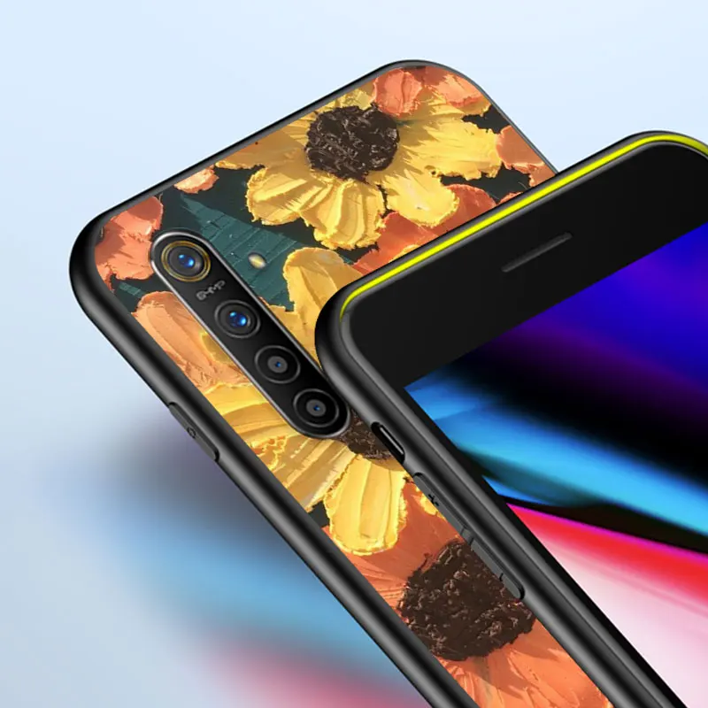 

Creative Oil Painting For OPPO F5 F7 F9 F11 R9S R15X R17 Neo K3 K5 A5 A7 A9 A11X Pro Soft Silicone Black Phone Case