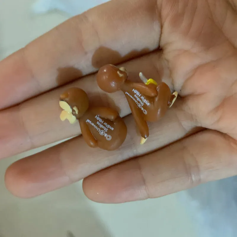 50 шт./лот мини оригинальные Мультяшные Аниме фигурки животных некоторые обезьяны