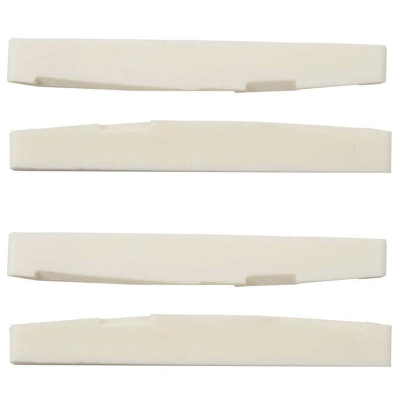 

Quality 4X 6 String Acoustic Bone Bridge Guitar Slotted Saddle Guitar Parts