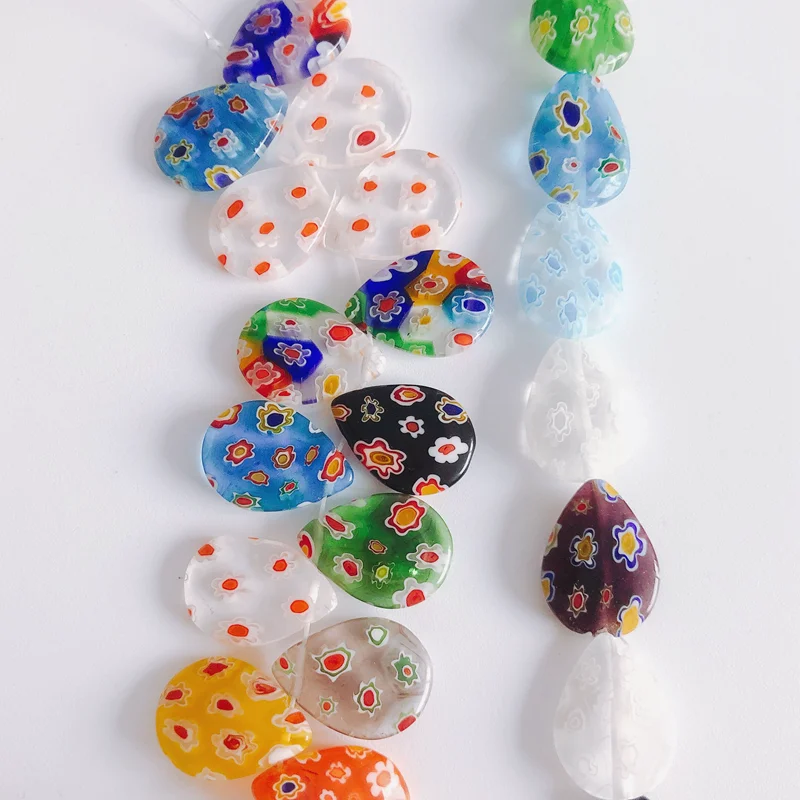 Разноцветный цветок сливы в форме капли цвет Эд глазурь тысяча цветов