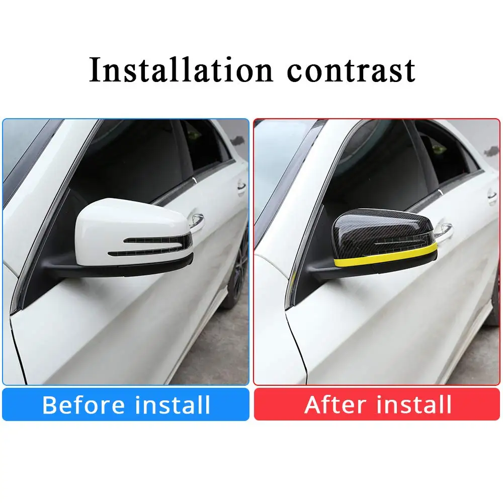 Боковая крышка для зеркала заднего вида из хромированного АБС пластика Mercedes Benz