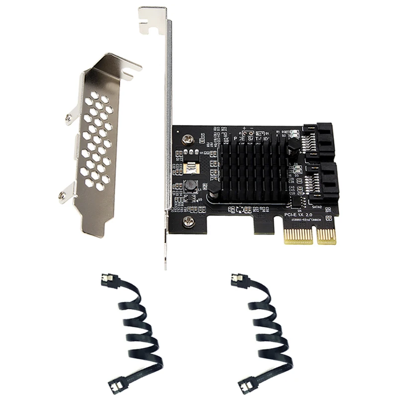 

2 порта SATA карта PCIE/PCI-E SATA контроллер PCI Express для SATA 3,0 6 Гб адаптер расширения Marvell 88SE9125 чип с кабелем SATA