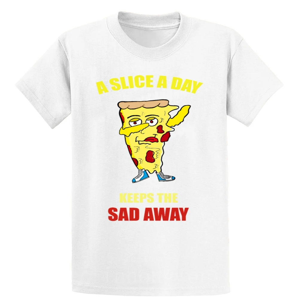 Вытирая пиццы Dab танцевальная футболка Демисезонный фотографии по размеру S-5XL