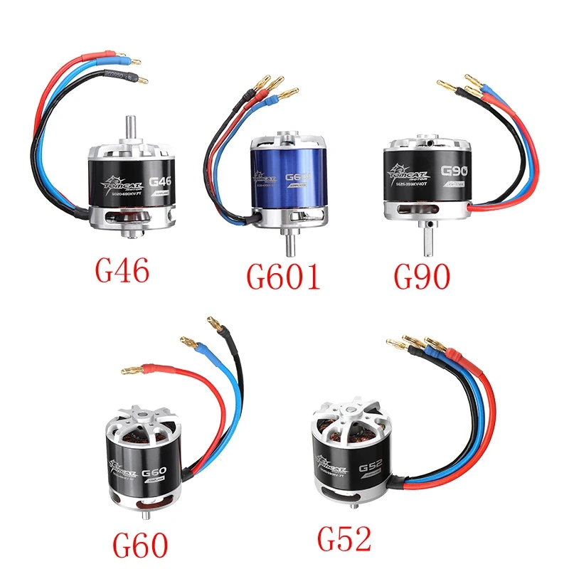 TomCat G46 5020-KV680/G52 5025-KV590/G60 5030-KV420/G601 5030-KV400 бесщеточный мотор для 46/52/60 класса метанол