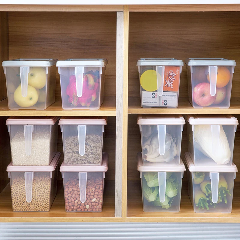 4 шт. ящик для хранения холодильника прямоугольный яиц пластиковый отделочный