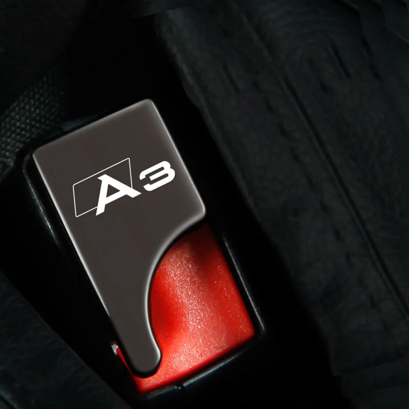 

1pcs Car Safety Buckle Clip Seat Belt Dustproof Plug Alarm Canceler Stopper For Audi A3 8P 8V TT AMG Car Interior Accessories