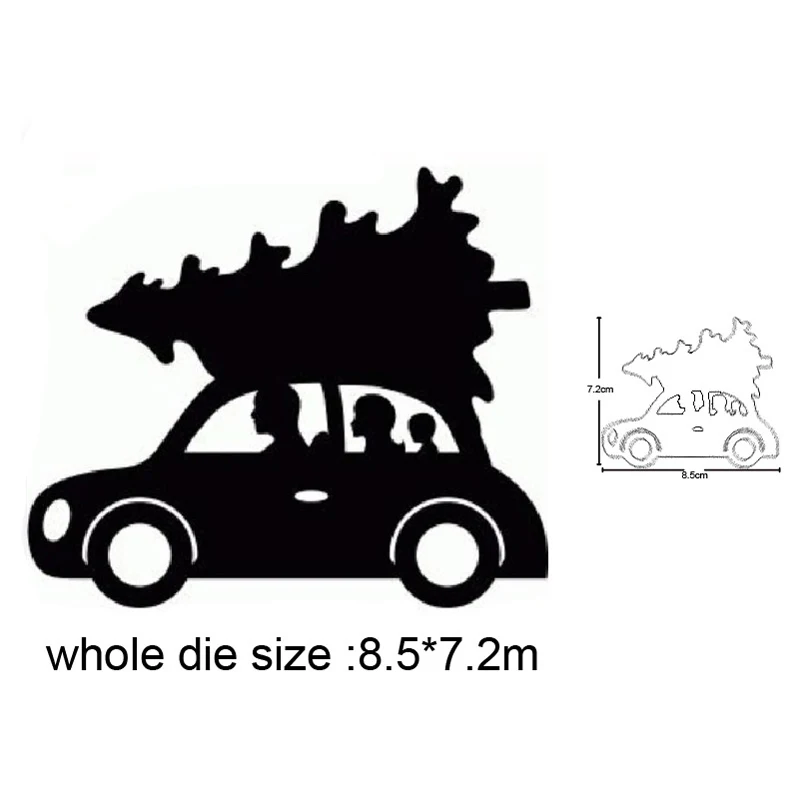 

Автомобильные вытягивающие металлические штампы в виде рождественской елки 2020 новые трафаретные штампы «сделай сам» Скрапбукинг штампы д...