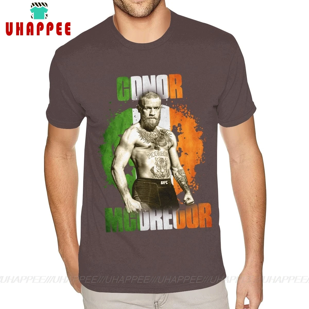 Мужские футболки с коротким рукавом и круглым вырезом из чистого хлопка Conor