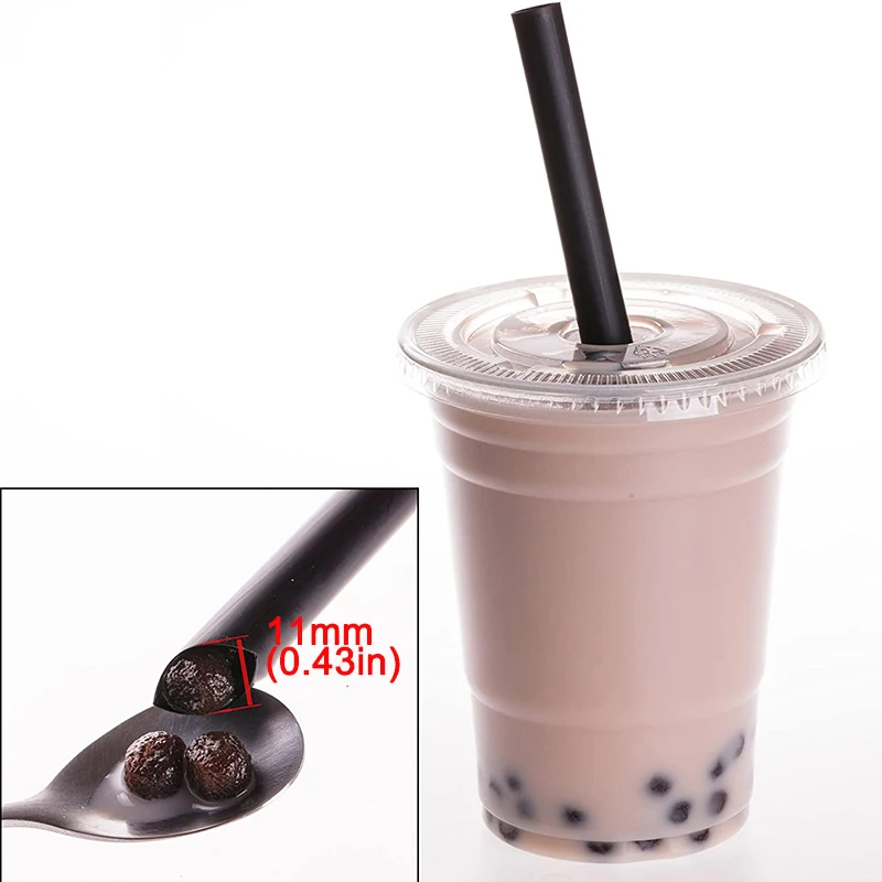 Пластиковые соломинки без бисфенола А молочный коктейль широкая одноразовая