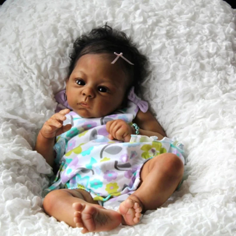 

18" Realistic Reborn Baby Doll Girl, silicone, original soft, toddler doll toy, 2-5 years old, holiday gift, birthday gift