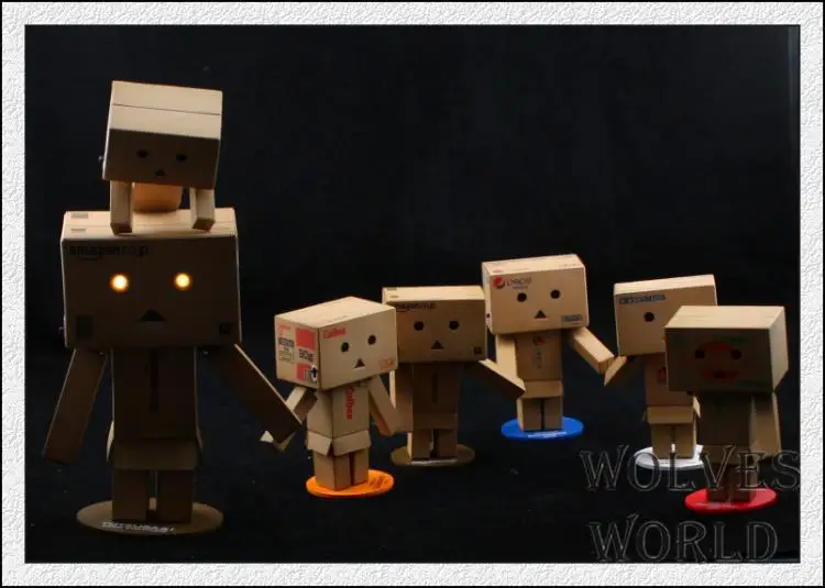 Набор для гаража четырехлистная сестра бумажная коробка люди Danboard мини маленькое предприятие картонная фигура квалифицированный Гараж Комплект
