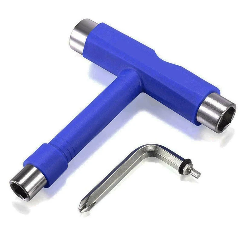

Professional T-type All-in-one Skate Tool Screwdriver Socket Multi-functional Skateboard Adjusting T-tool