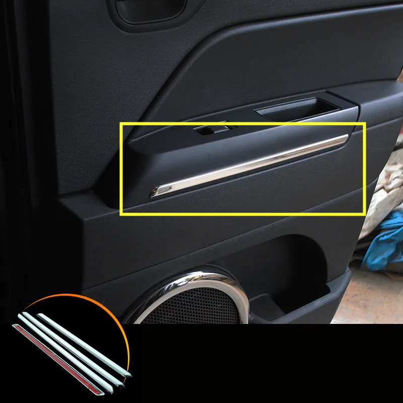 Для Jeep Patriot межкомнатных дверей автомобиля Панель декоративная накладка 2011 2015 4