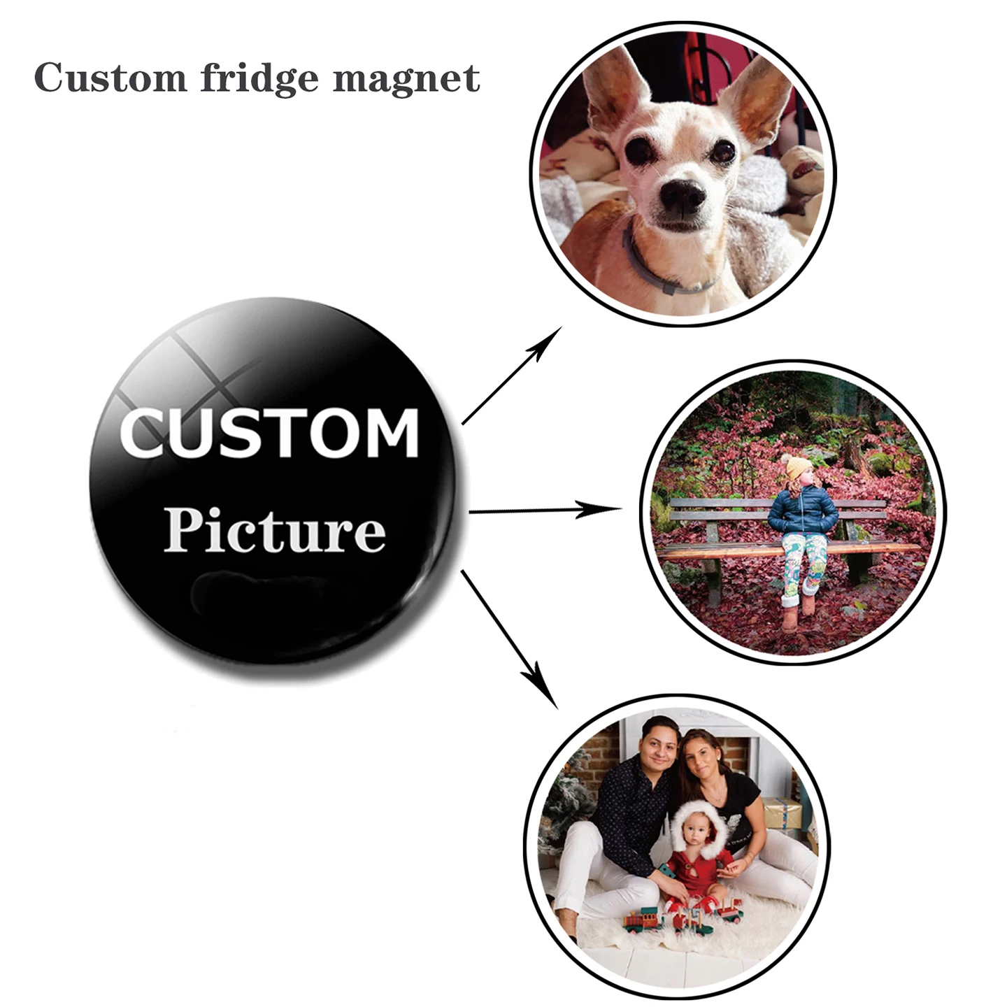 Круглые магнитные наклейки сделай сам 10 шт. в наборе 23 мм/28 мм подходит для стекла