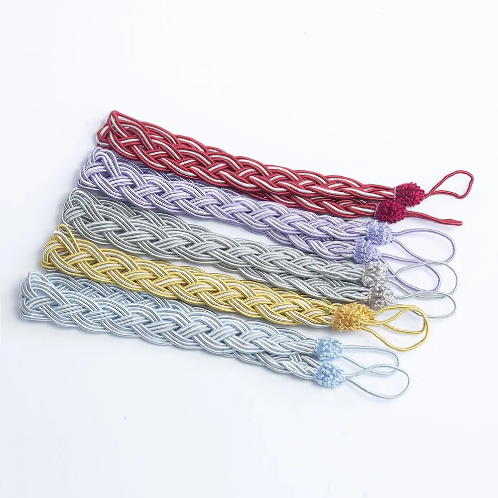 2 шт. Плетеный скрученный подхваттор для штор ручной работы зажимы держатель