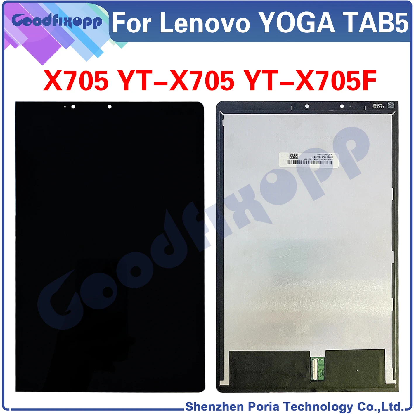 100% Test AAA For Lenovo YOGA TAB5 YT-X705F YT-X705 X705 LCD Display Touch Screen Digitizer Assembly Replacement