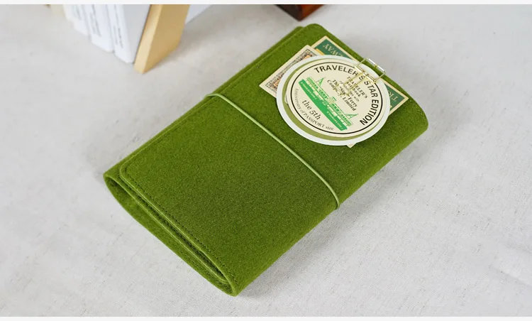 A5Leather Rope Войлок дорожная записная книжка планировщики креативные Сделай Сам путешествия Журнал Блокноты Sprial запись ежедневных Memos блокнот s подарки