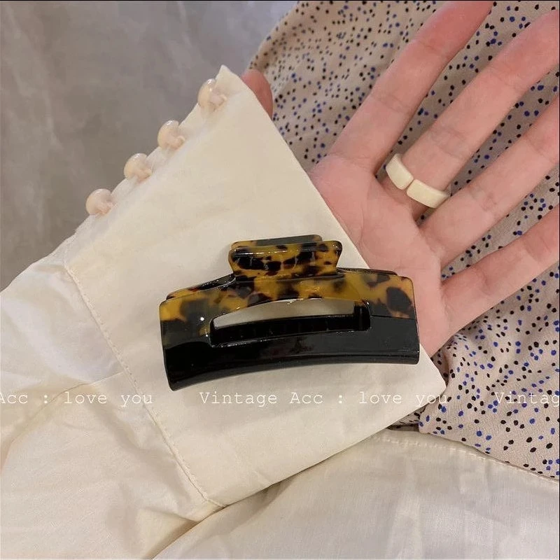 Шпилька для волос в стиле ретро романтичная вертикальная прямоугольная крупная