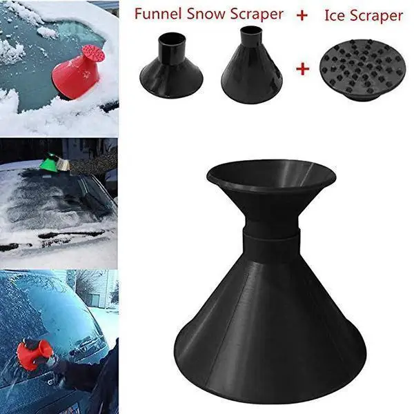 

Magical Car Ice Scraper PP Windows Glass Cleaning Tool Funnel Snow Remover Shovel Ice Scraper