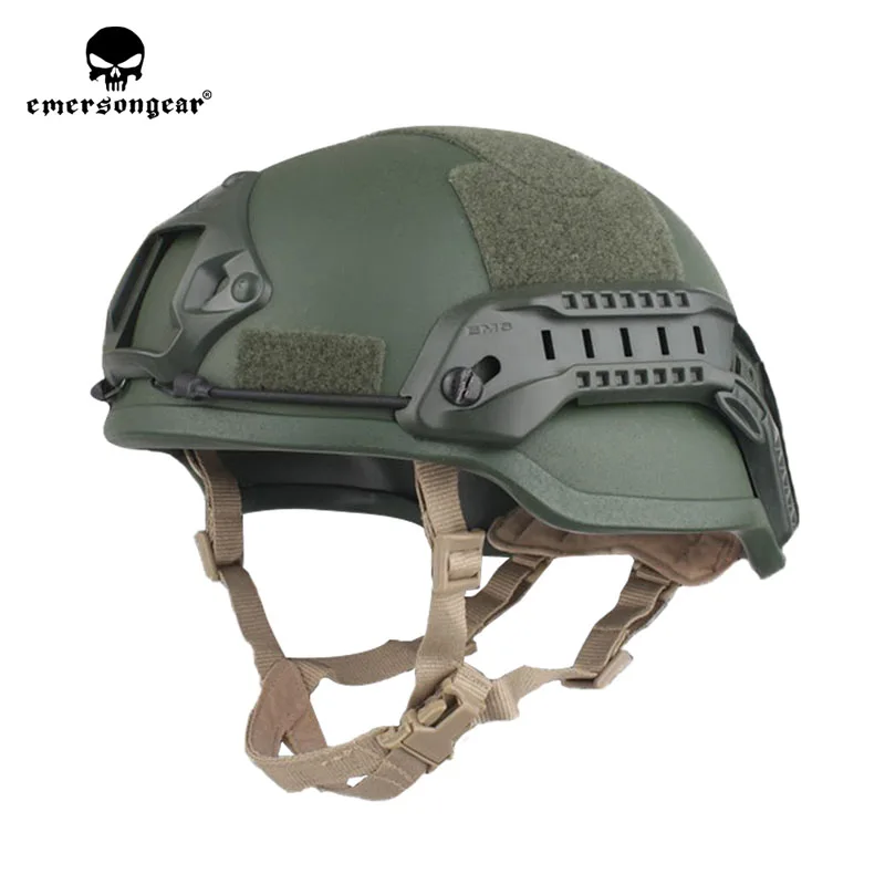 OD Emersongear Emerson Тактический шлем ACH MICH 2002 Шлем Защитный головной убор специальная версия - Цвет: OD