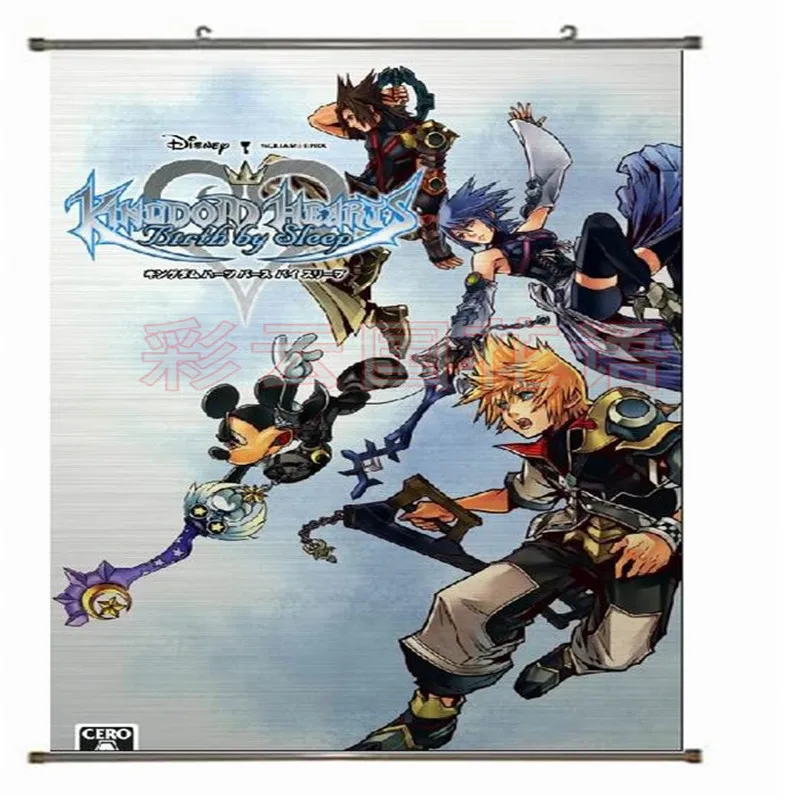 Японские декоративные картины аниме-игры Kingdom Hearts Sora &amp Riku Kairi Ventus Aqua домашний
