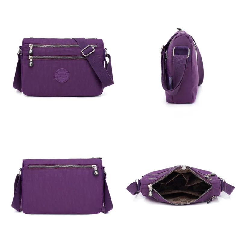 Водонепроницаемая нейлоновая сумка на плечо для женщин роскошные дорожные