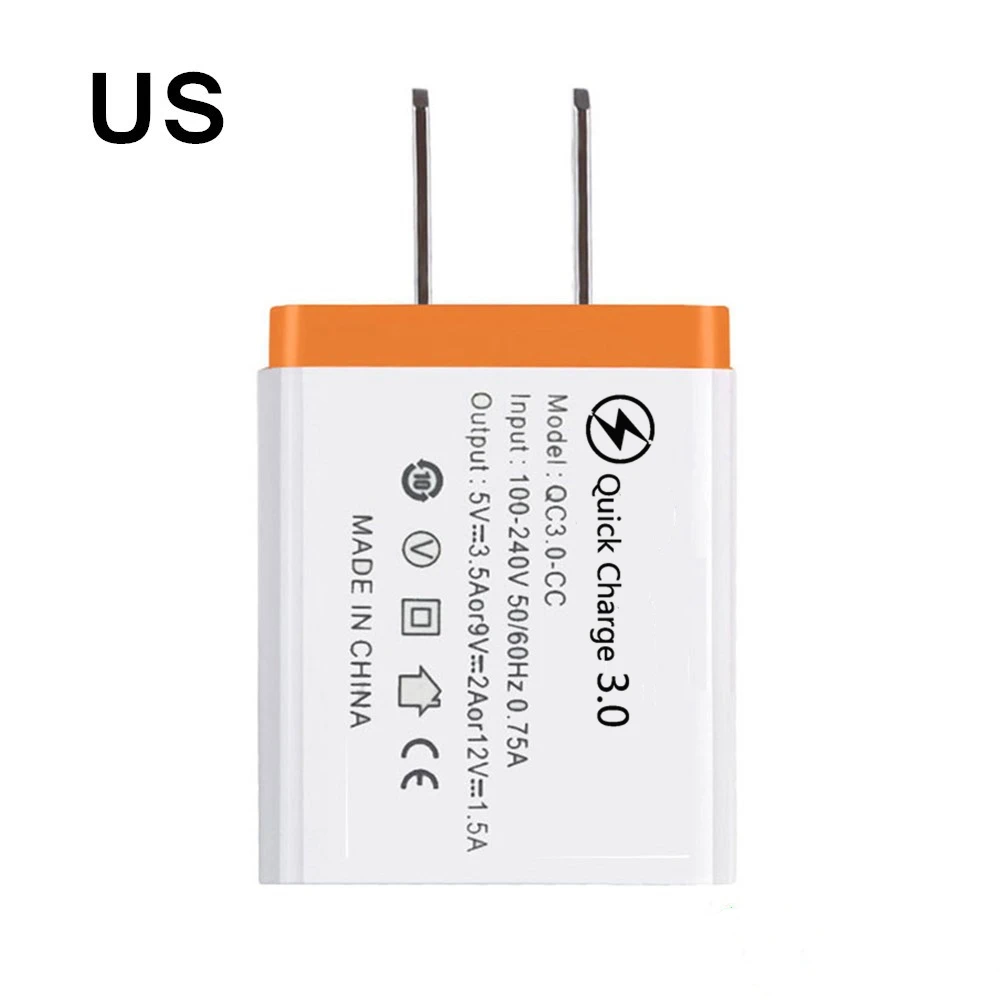 Quick Charge 3.0 USB Charger 5V 3.5A Fast Travel Wall Mobile Phone Charger Wall Adapter For iphone12 Samsung Xiaomi Huawei usb c 5v 3a
