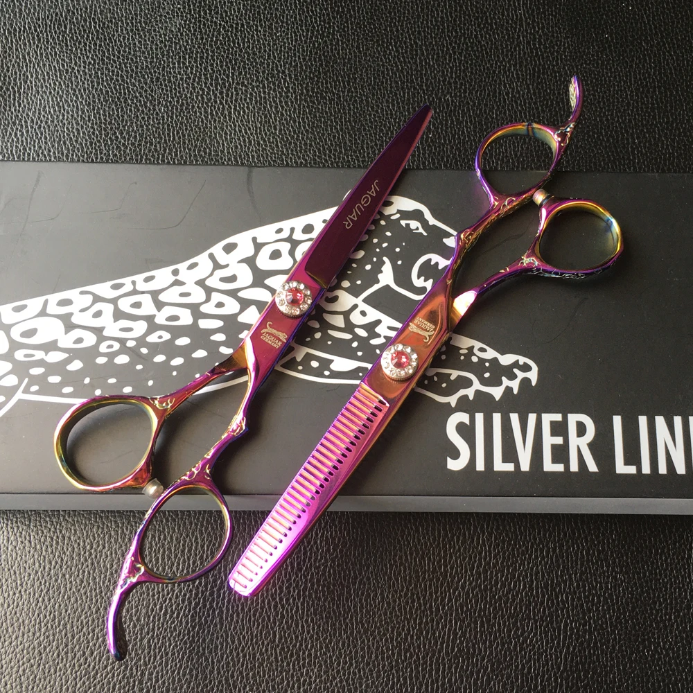 Высококачественные Профессиональные парикмахерские ножницы черный цвет