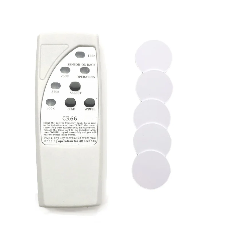 Handheld RFID Card Reader Writer 125KHz Copier Cloner Duplicator ID Tags EM4305 T5577 Tag Key Keyfob | Безопасность и защита