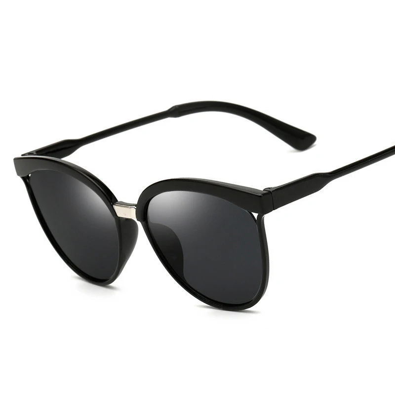 Прелестные брендовые дизайнерские солнцезащитные очки кошачий глаз женские