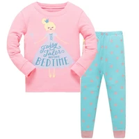 spring autumn kids clothes sets for baby girls christmas sleepwear children pajamas sets 3 8years outfits