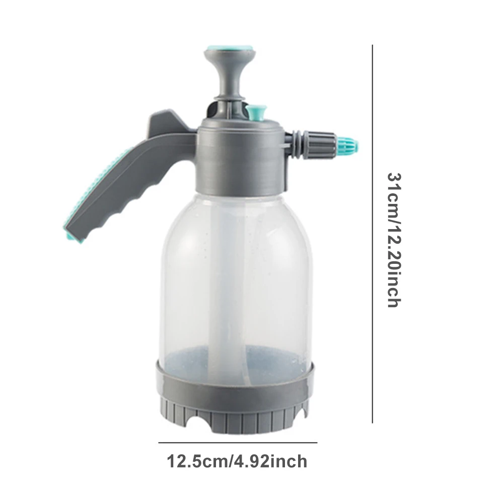 

2L Pneumatic Sprayer Bottle Watering Can Pot Garden Sprinkler Gardening Tools Equipped With Short Nozzle And Extended Rod Nozzle