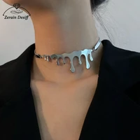 titanium steel high end necklace accessories female ins design clavicle chain trendy fashion choker punk jewelry