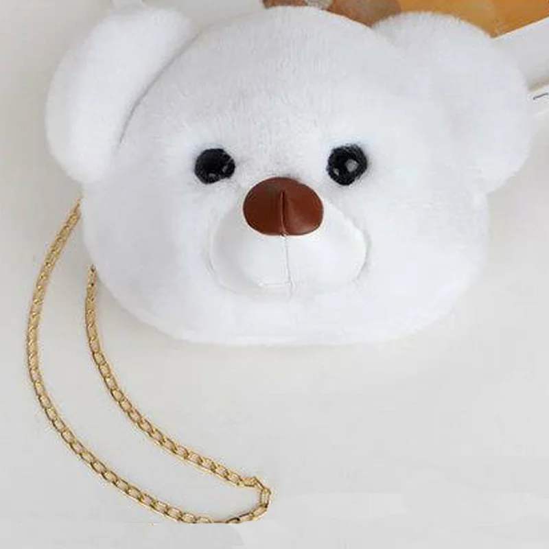 Kawaii Bear сумка, плюшевые сумки, мягкая кукла, чучело, игрушки, 25 см., дикая сумка-мессенджер, сумка на цепочке, подарки для девочек, детский рюкзак DBB001