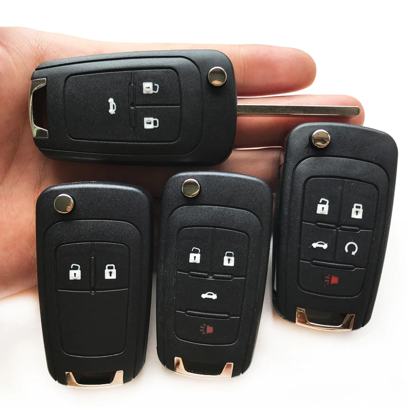 2 3 4 5 кнопок Складной флип чехол для ключей для Chevrolet Cruze 2009 2010 Aveo Epica Impala Camaro корпус автомобильного ключа дистанционного управления Fob крышка