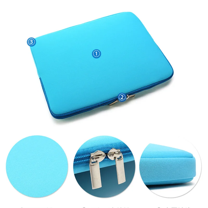 Мягкий неопреновый чехол для ноутбука сумка IPAD Macbook Air Pro Retina 13 7 17 дюймов и