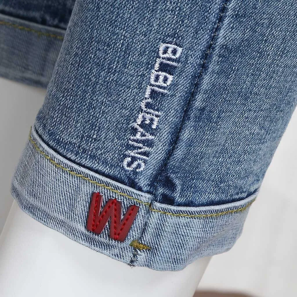 Рваные джинсы для беременных брюки реквизит кормления леггинсы живота Осеннее