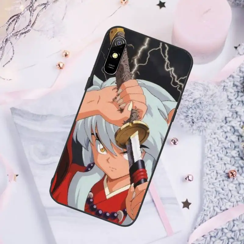 

Anime Inuyasha Sesshoumaru Higurashi Kagome Phone Cases For Xiaomi Mi Redmi Note 7 8 9 pro 8T 9T 9S 9A 10 Lite pro